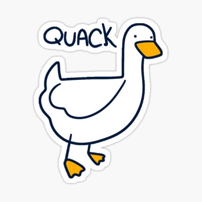Creative Duck Stickers