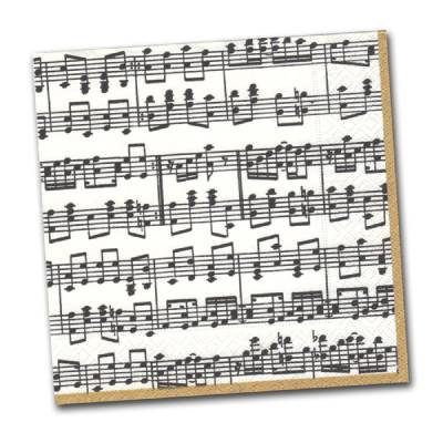 Musica Notes Paper Napkins