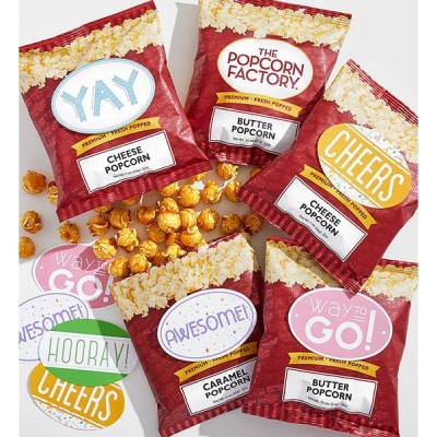 Say Congratulations with Popcorn and Stickers