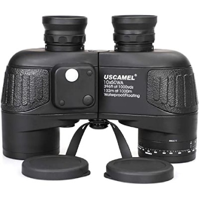 Waterproof Binoculars with Rangefinder Compass