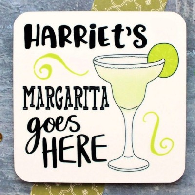 Personalized Margarita Coaster