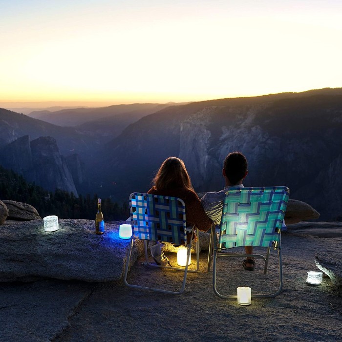 Solar-Powered Color Lights for Ambient Lighting