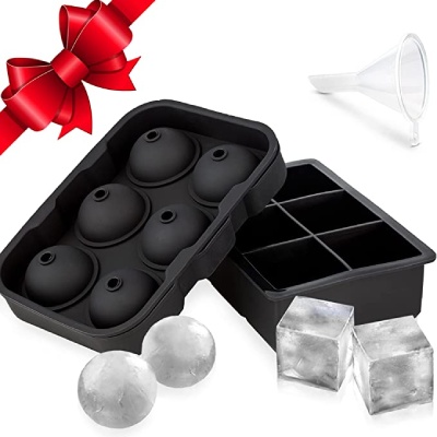 Ice Cube Mold Trays - Ball and Cube