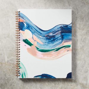 Hand Painted Notebook With Blank Pages