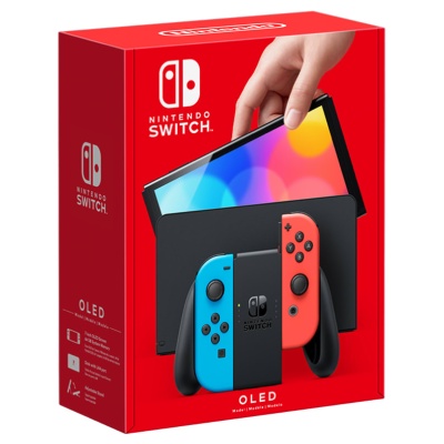 Nintendo Switch - OLED Model Neon Blue/Neon Red Set
