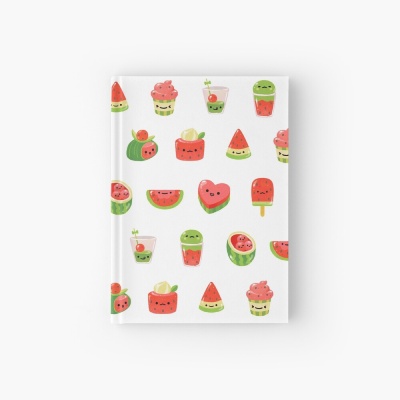Watermelon Themed Hardcover Journal