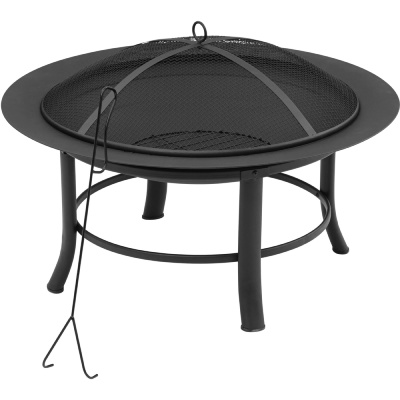 Firepit  - Mainstays 28 inch with PVC Cover and Spark Guard. 