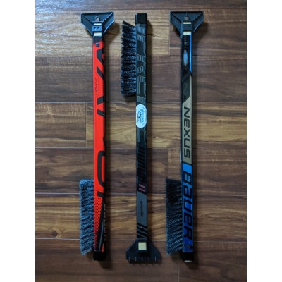 Bauer Hockey Stick Snow Brush and Ice Scraper