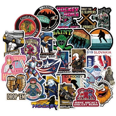 50Pcs Hockey Stickers