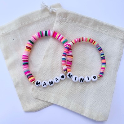 Mama & Mini Personalized Bracelet Set