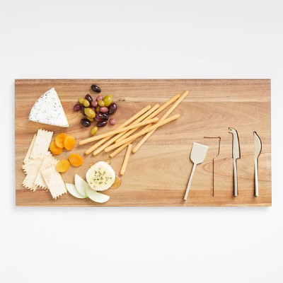 Cheese Serving Board and Cheese Knives