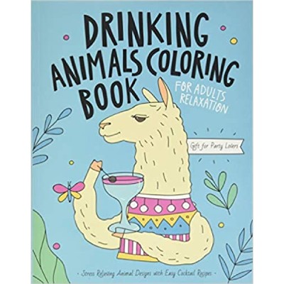 Coloring Book: Drinking Animals
