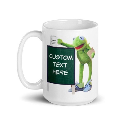 Kermit Mug - With Custom Text